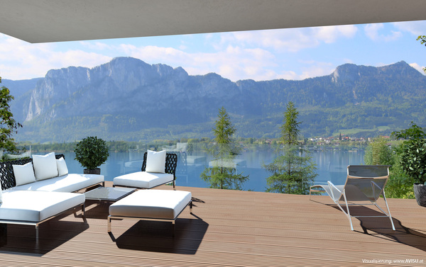 zwei_am see_zwei: Aussicht Mondsee